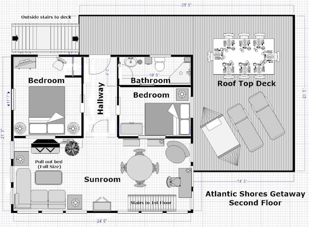 Atlantic Shores Getaway Steps From Jax Beach Private House Pet Friendly Near To The Mayo Clinic - Unf - Tpc Sawgrass - Convention Center - Shopping Malls - Under 3 Hours From Disney Джексонвілл-Біч Екстер'єр фото